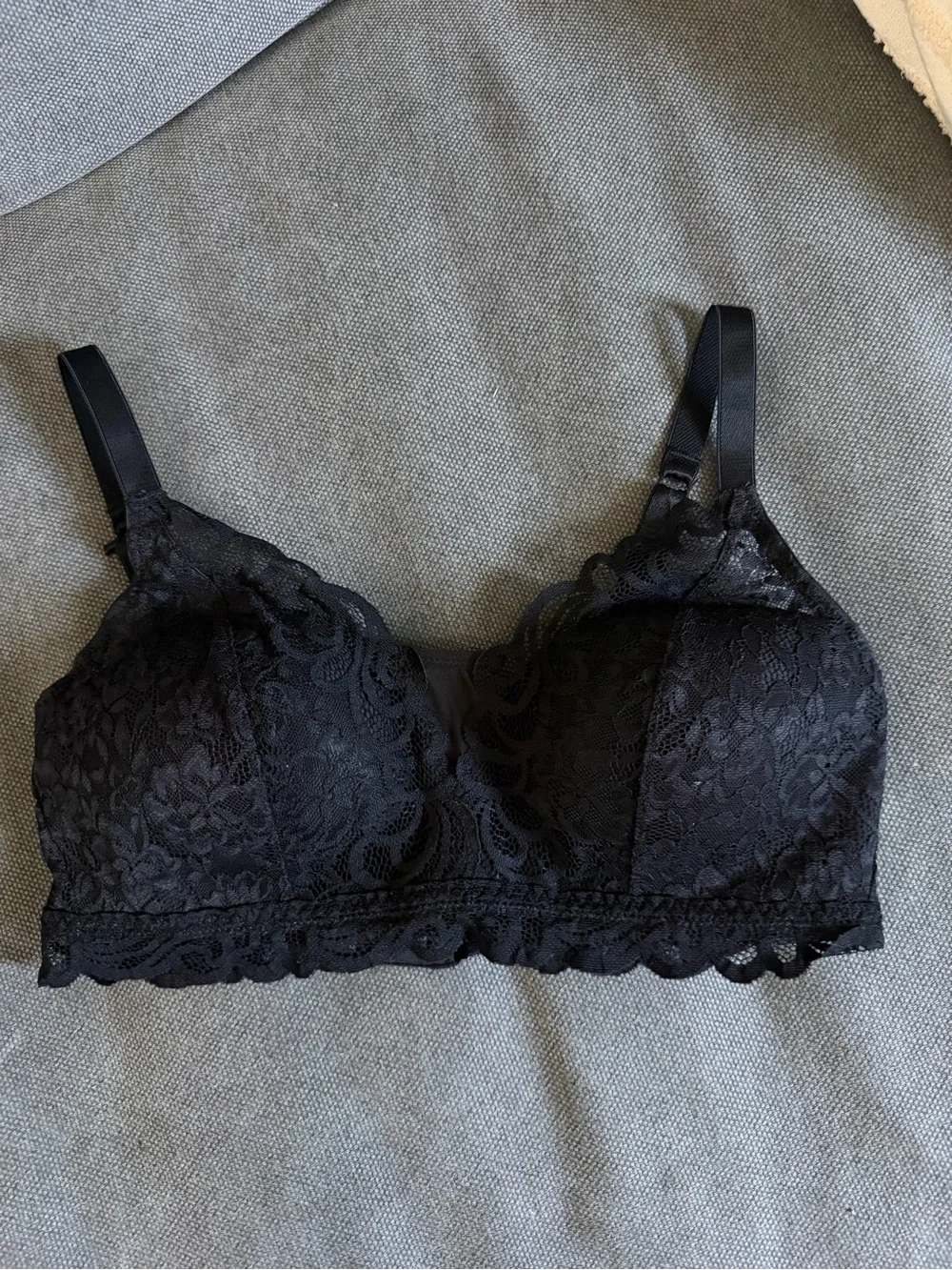 Bali Black Lace‎ Underwire Bra with Adjustable Straps. Sz M